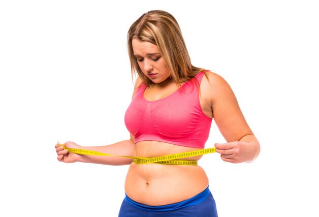 Fast diet does not rid the girl of body fat