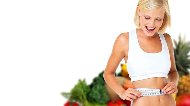 Adhering to proper nutrition, the girl lost 10 kg in a month